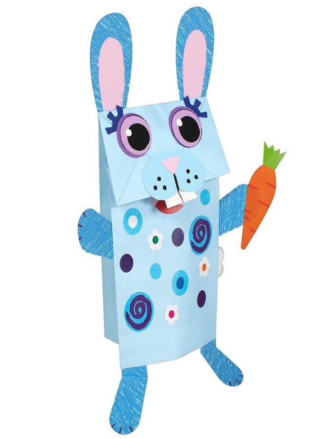 Ready 2 Learn Big Craft Combo Box - 800+ Pieces - 16 Projects for Kids Ages 4-8 - All in One Craft Kit - Paper Bag Puppets, Dough Creations and More! - Image 3